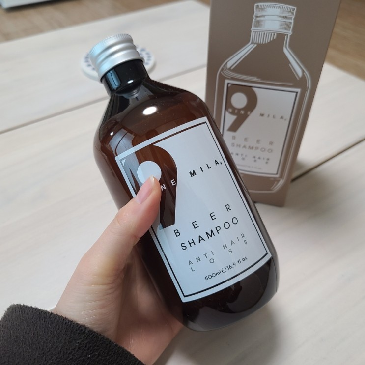 탈모샴푸 탈모예방 맥주효모샴푸 나인밀라 비어샴푸
