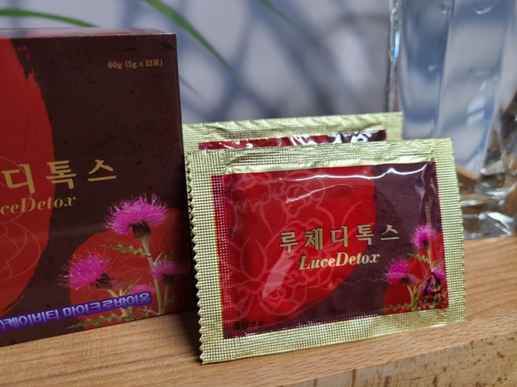 변비에 좋은 차전자피 식이섬유가 풍부한 루체디톡스