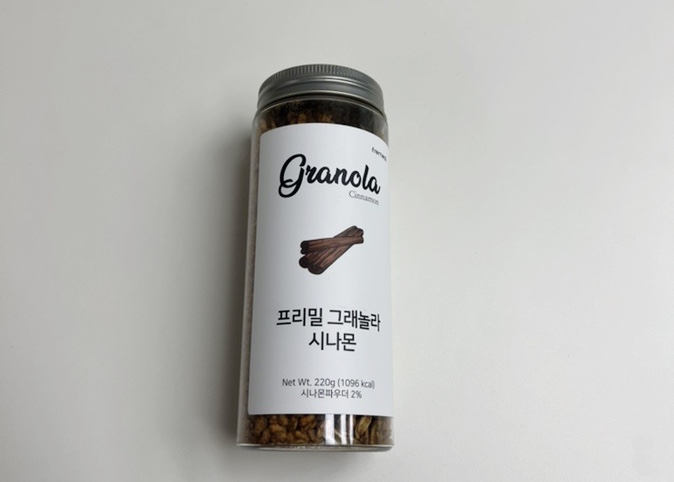 건강한 수제 그래놀라 프리밀 그래놀라 시나몬