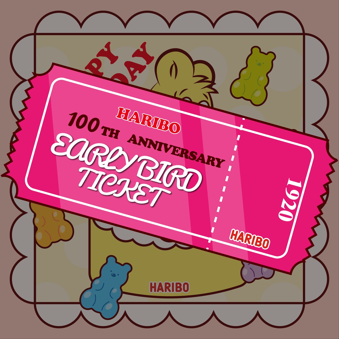 Welcome to the HARIBO World!

🎂🧸<하리보 골드베렌 100주년 생일 기념전>🧸🎂

🎪100년 역사의 글로벌 1위 젤리 하리보의 세계 최초 미디어 전시🎪
하리보 골드베렌의 생일파티에 여러분을 초대합니다!🎈

✔전시기간 : 2022년 10월 13일 ~ 2023년 3월 12일
✔관람시간 : 오전 10시 ~ 오후 8시 (입장마감 : 오후 7시)
✔전시장소 : 안녕인사동 B1 인사센트럴뮤지엄

✔관람료 : 성인 20,000원 / 청소년 및 어린이 15,000원 / 36개월 이하 무료 (현재 얼리버드 50% 할인 구매 가능)

#하리보 #하리보젤리 #하리보전시 #haribo #곰돌이젤리 #골드베렌 #골드베렌젤리 #젤리 #전시 #전시정보 #서울전시 #전시회 #전시추천 #데이트 #인사동#인사동가볼만한곳#대외활동 #전시대외활동 #전시서포터즈 #대학생 #안녕인사동 #인사센트럴뮤지엄 #종로 #인사동 #피플리 #전시홍보 #전시홍보마케팅 #사야컴퍼니#하리보골드베렌100주년생일기념전