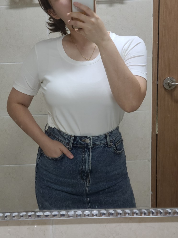 한스앤카일 모달티셔츠 찰랑찰랑 완전 편해요