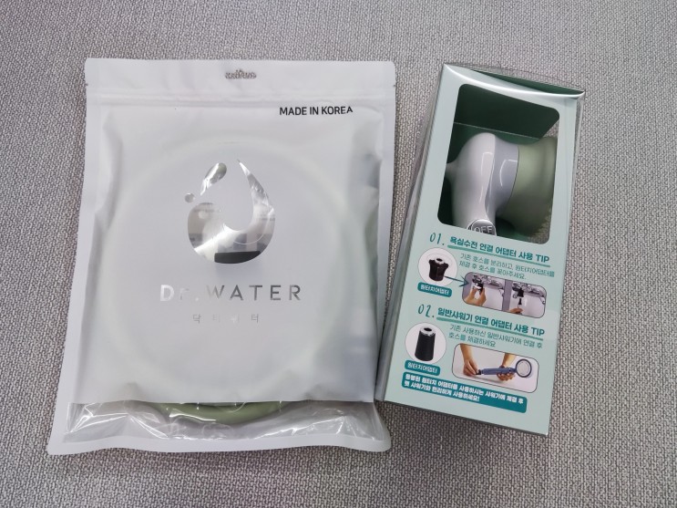 편한 애견목욕 아이템! 샤워헤드교체가 쉬운 닥터워터 펫필터헤드세트 펫샤워기