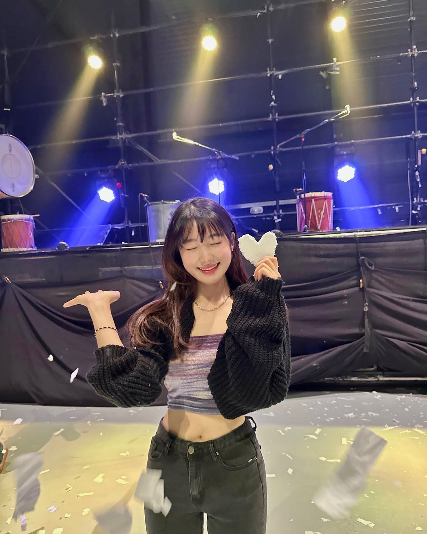 공연 중 내 품으로 날아온 하투ღゝ◡╹)ノ♡