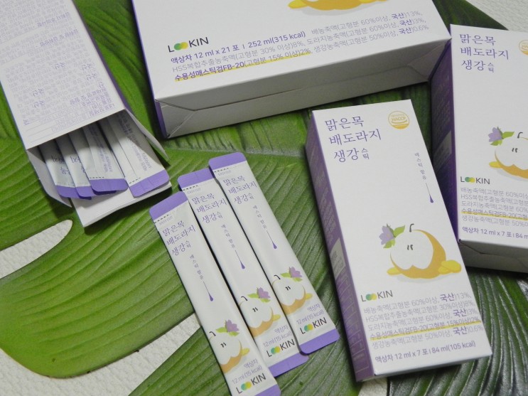 배도라지스틱 목에 좋은 선물 배도라지청으로 겨울 건강관리해요!