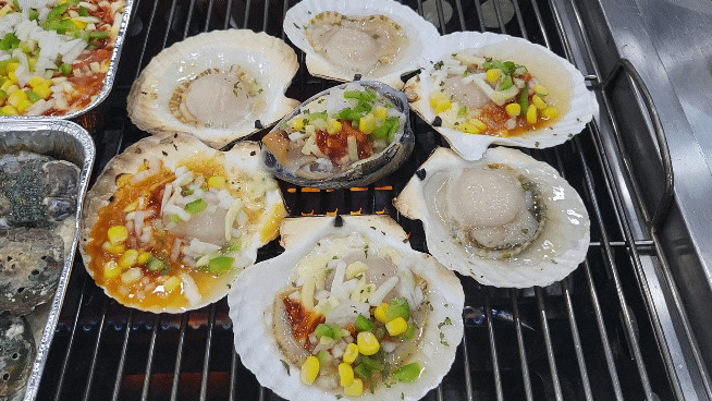 포항 조개구이 맛집, 신선해서 좋았던 죽도왕생굴직화구이