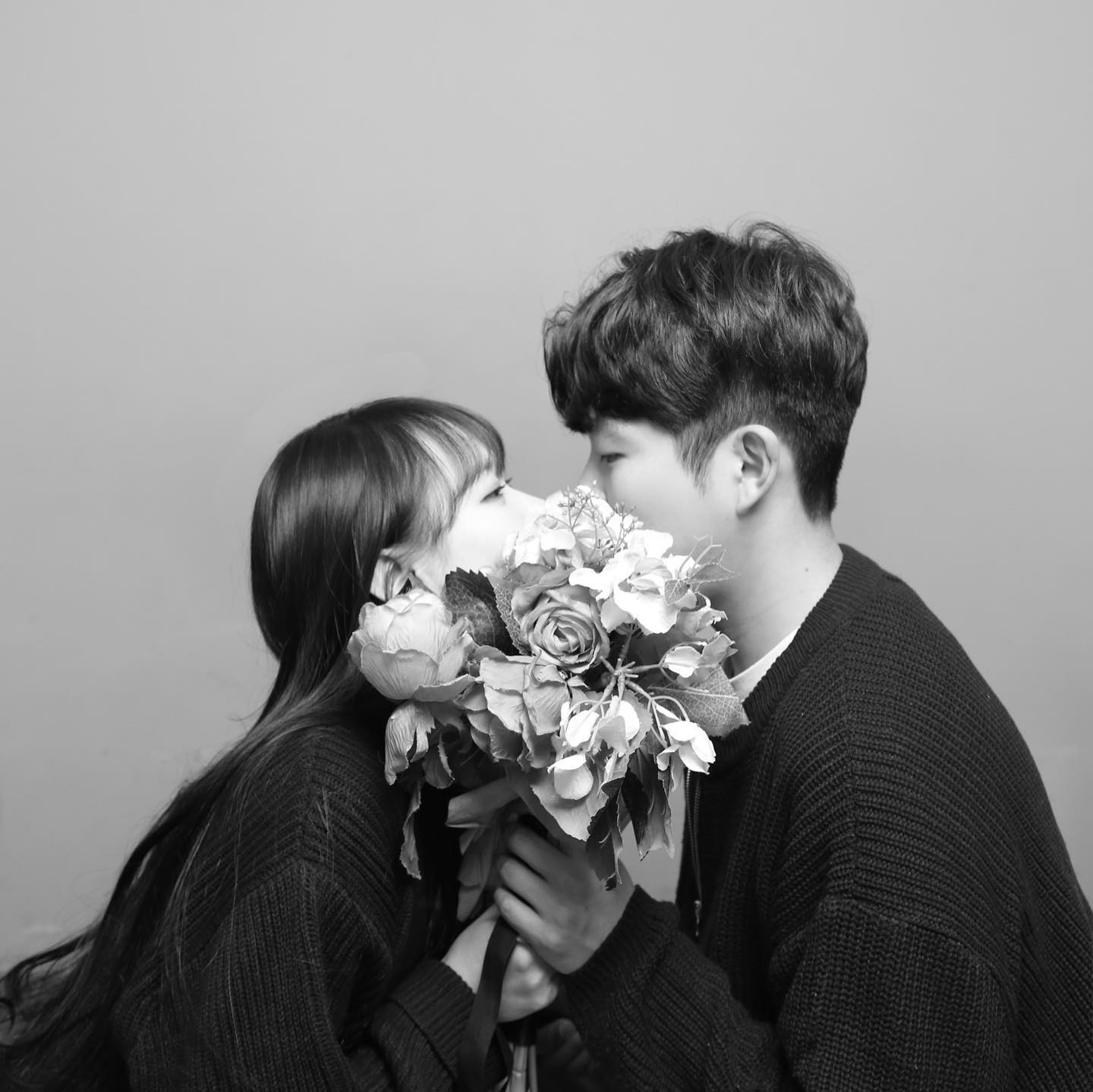 행복한 우리 둘 🤍🖤