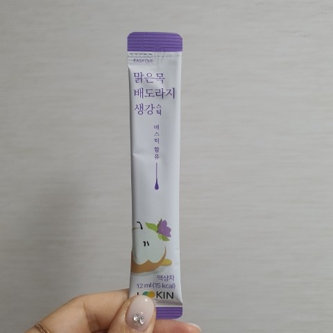 목에좋은 성분이 다 들어간 맑은목 배도라지생강스틱
