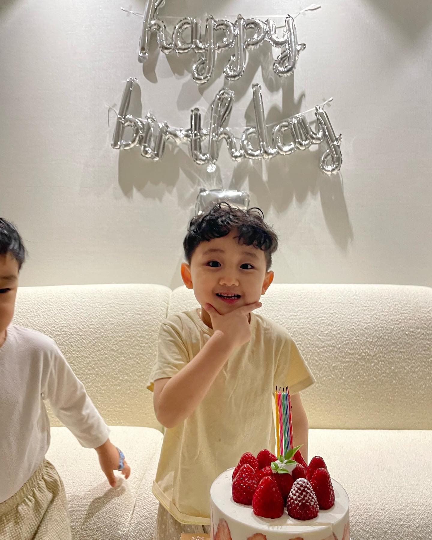 #5살생일 
생일축하해 사랑하는 진아❤️