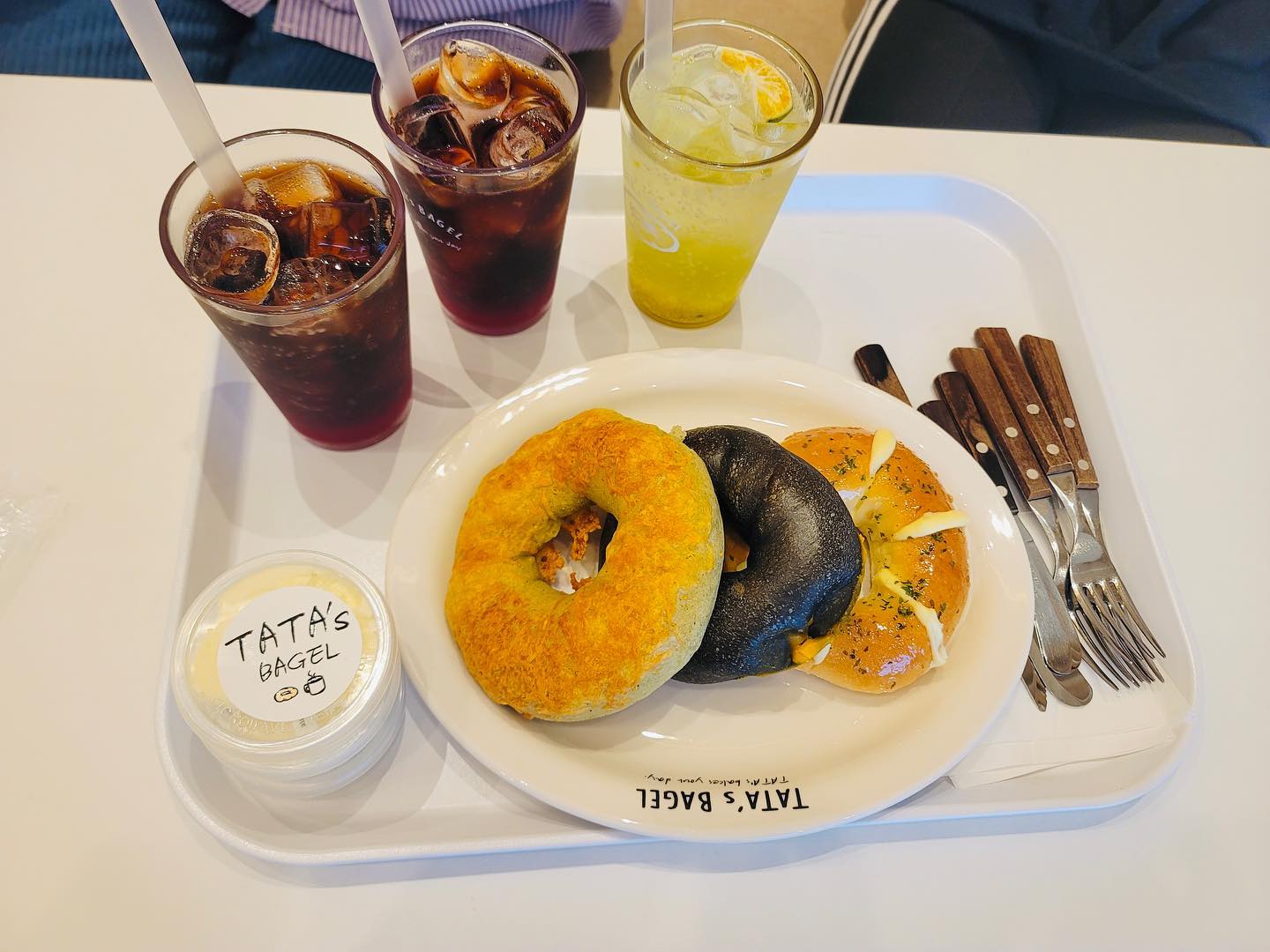 비 오는 날 #타타스베이글 
#타타스100 #타세권 #타타스베이글배방