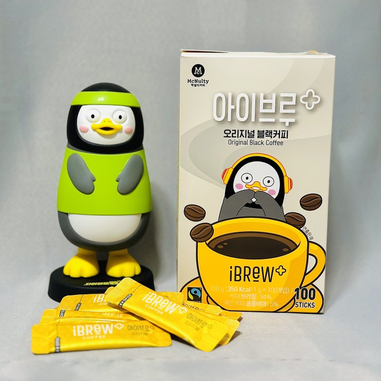 고소한 맛의 공정무역커피 추천 한국맥널티 아이브루 오리지널 블랙커피