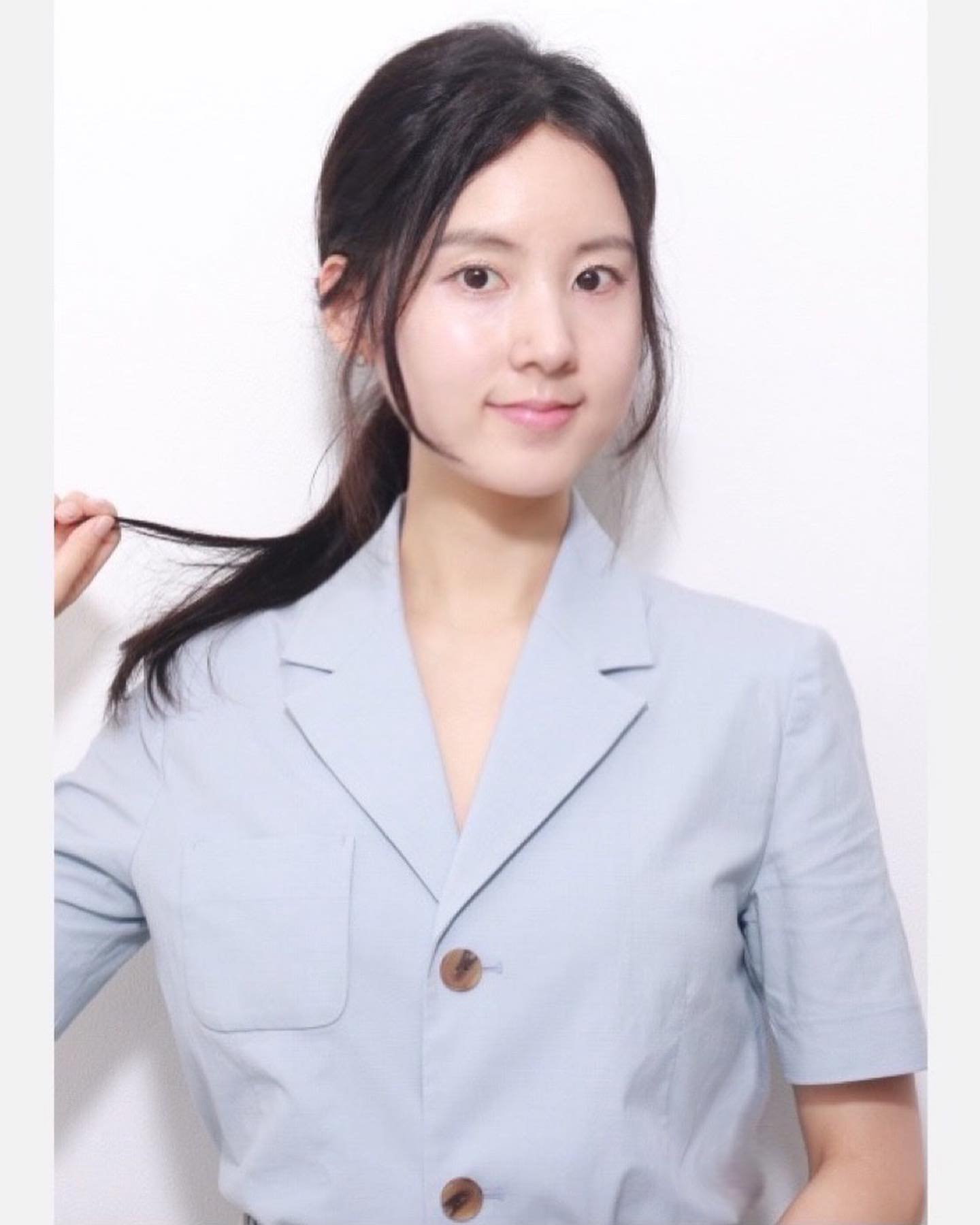 요즘 애정하는 하늘색 투피스🫧