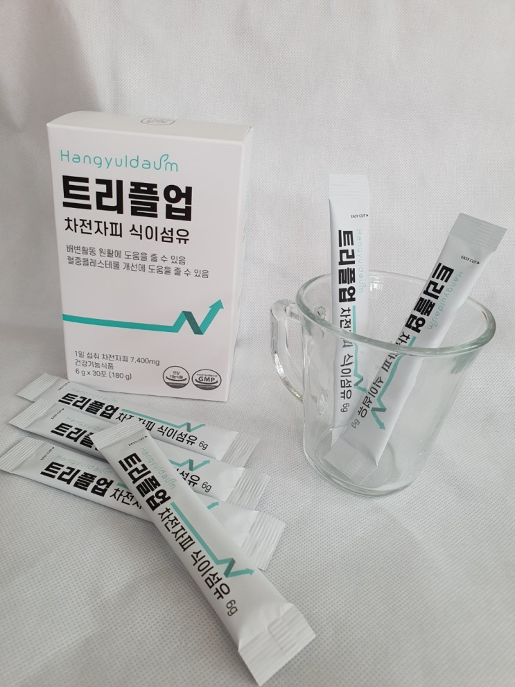 차전자피 식이섬유 트리플업 쾌변 및 콜레스테롤 개선 효과 제품 소개