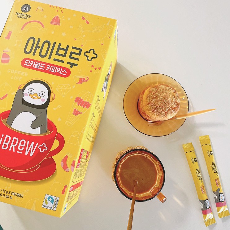 사무실에 먹는 아이브로 모카골드 커피믹스