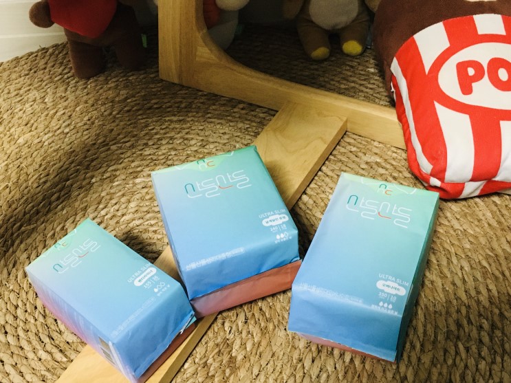부드러운 생리대 - 산들산들 생리대 추천~