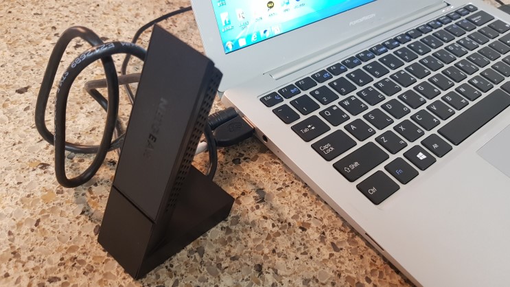 USB 무선 랜카드 넷기어 A6210 빠르고 좋은데?