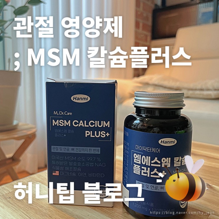 관절 영양제 <MSM 칼슘플러스> : 현대인의 필수템 MSM관절영양제! 관절 불편함 그냥 두지 마세요…