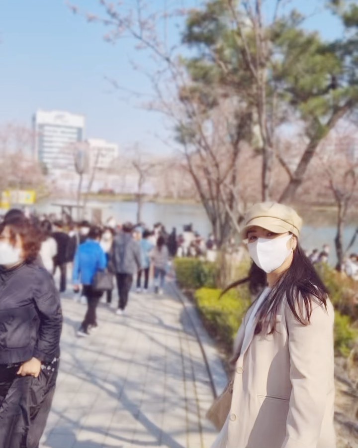 🌸석촌호수 벚꽃구경🌸 
#벨리곰 너무 귀여웡❤️ 왕크고 왕귀욥다