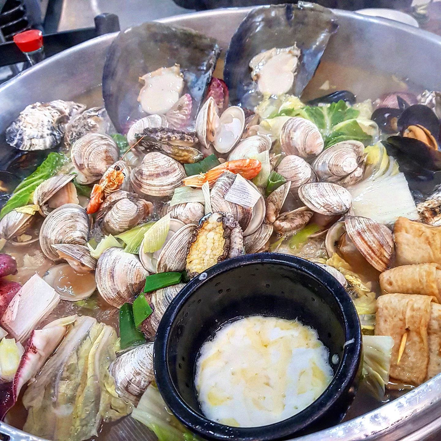 조개 전골 뿌시기 👊😊
