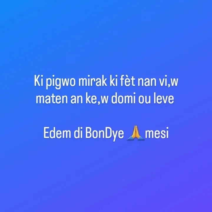 #bonjour
#mèsijezipoutoutbagay
#thxgodforeverything