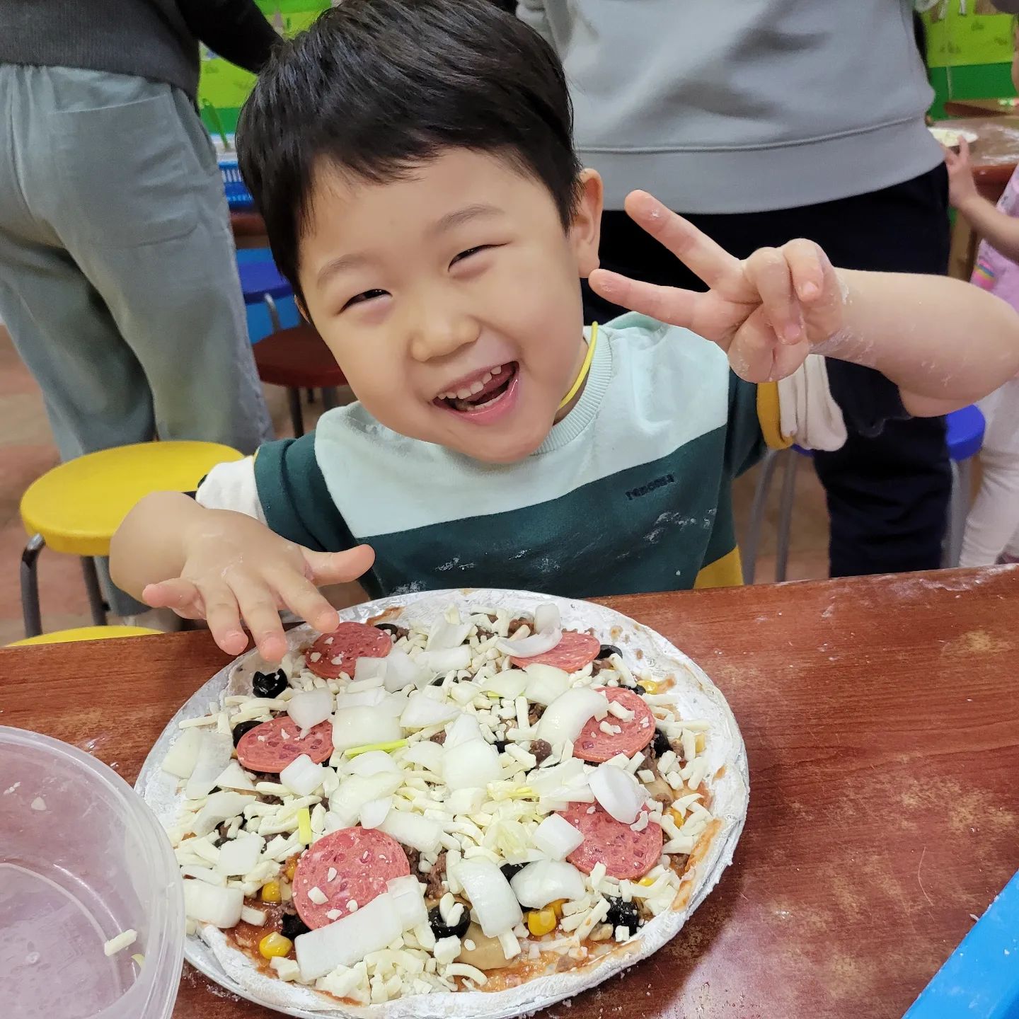 엄마와 단둘이 데이트 
#둘째사랑
#체험 #피자체험 #화순체험 #치즈만들기 #뻥튀기체험 #레일썰매
#단둘이데이트