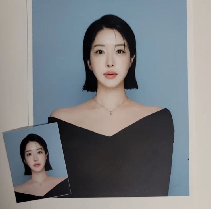 홍대증명사진 전문 다음사진관에서 프로필화보 같은 증명사진 찍었어요🩷📸