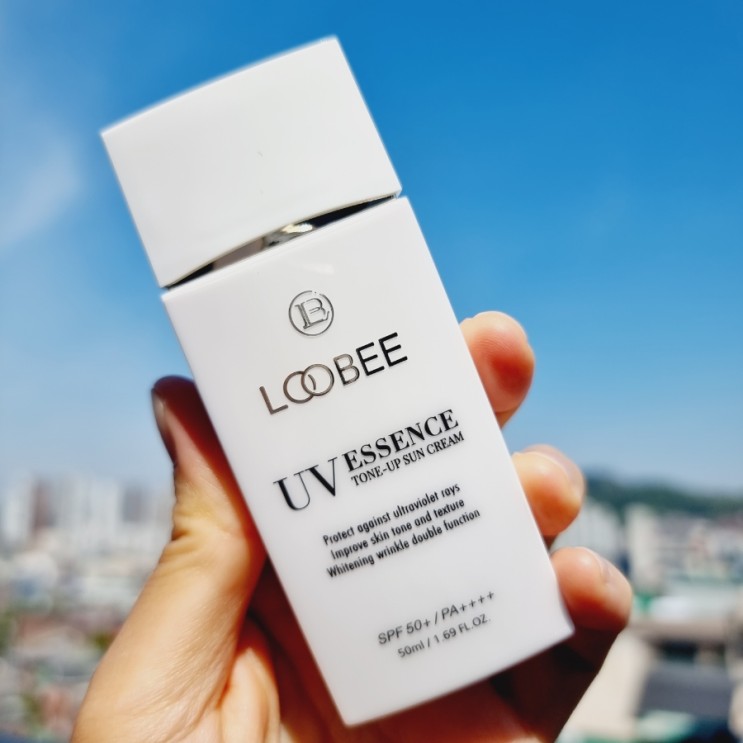 비건선크림/자외선 차단제 [LOOBEE] 루비이 톤업 에센스 선크림