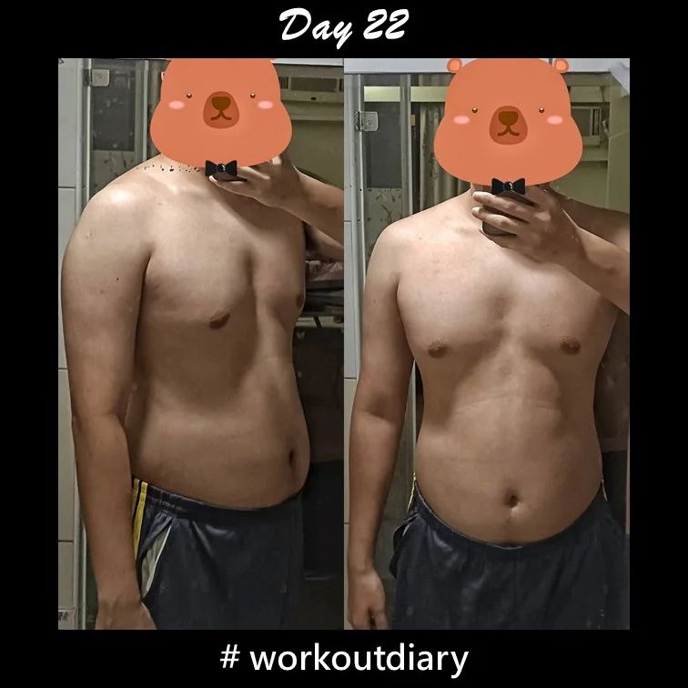 Almost forgot to post today 😱

#workoutdiary #day22
#減肥日記 #減肥 #健身 
#workout #losefat #diary 
#ダイエットする  #筋トレ 
#ลดน้ำหนัก #헬스