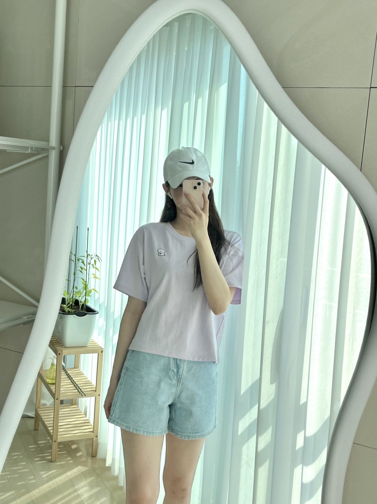 버디즈 크롭반팔티 데일리룩