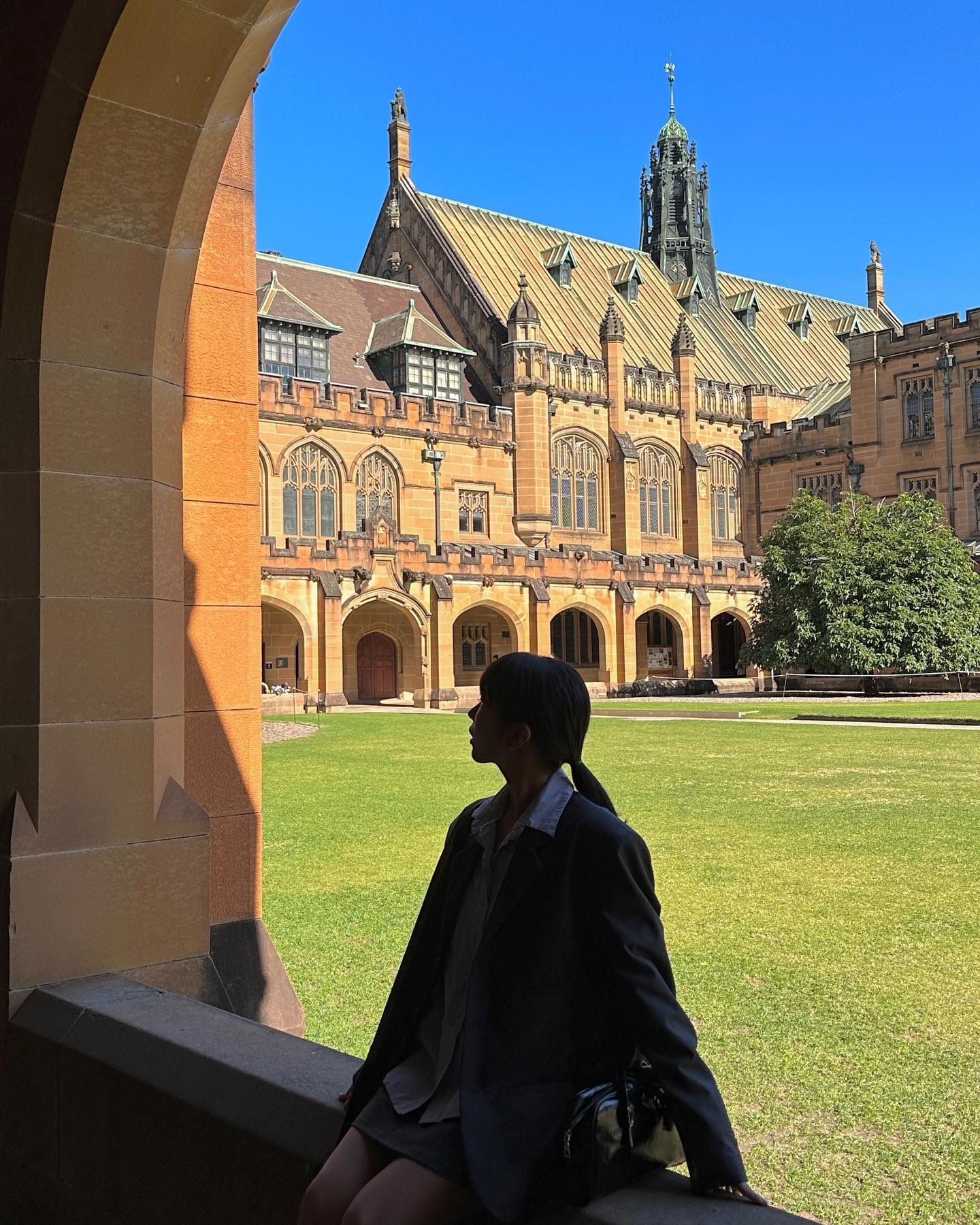 저,,호그와트 입학했습니다! 🏰💖
⠀
📍 시드니 대학교 / The University of Sydney

#태윤_호주