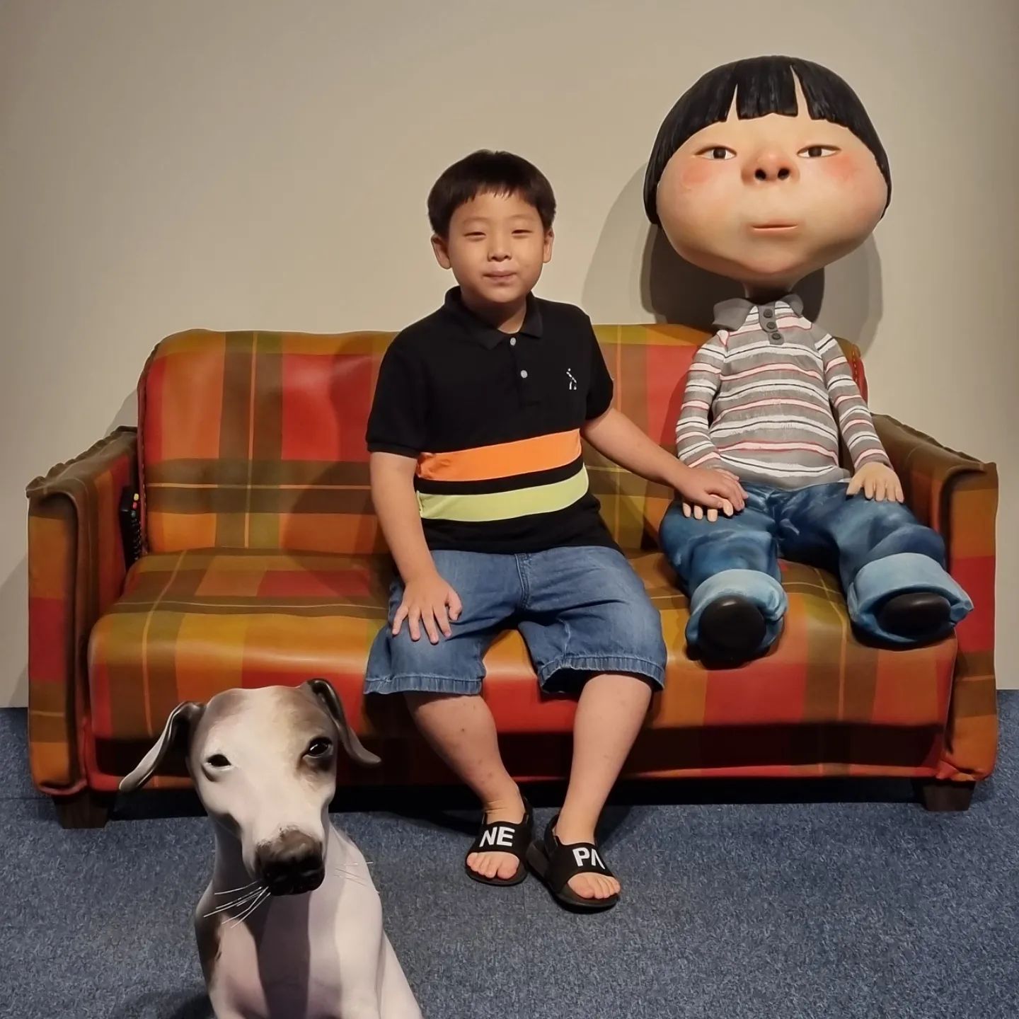 *
너와 나의 최애, 백희나작가님 그림책 전시회◡̎ 
최고로 집중하며 즐겁게 관람했다.
책으로 보던 장면을 실제로 보니 신기했는지 눈을 못떼던 주안이👀
너무너무 행복했던 시간🩵

#백희나그림책전