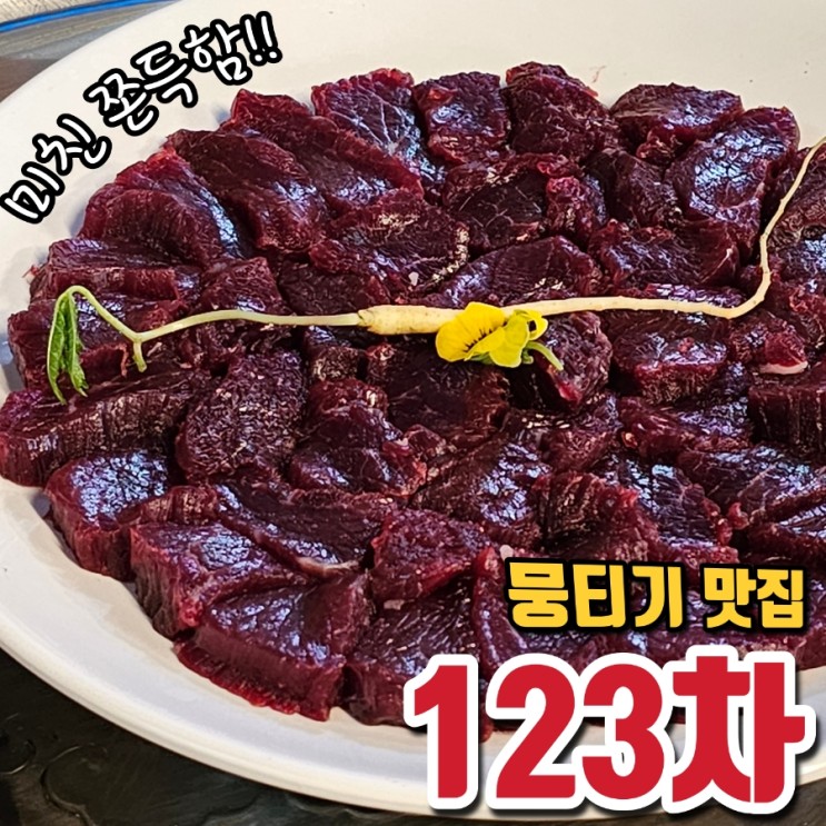 배곧술집 환상적인 뭉티기의 정왕동맛집 123차