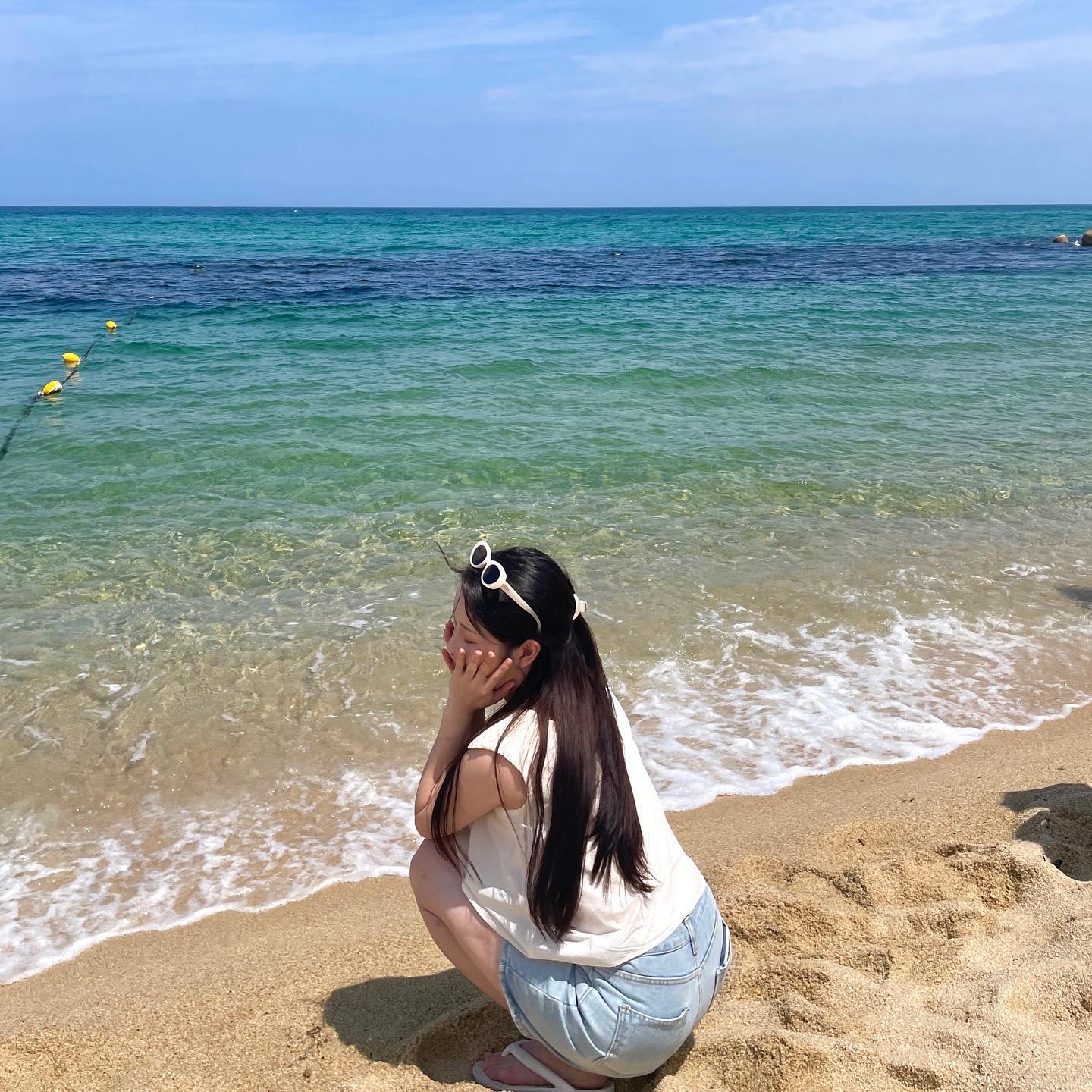 나 이제 강릉 바다 조아해*⸌☻ັ⸍*
.
#강릉 #강문해변