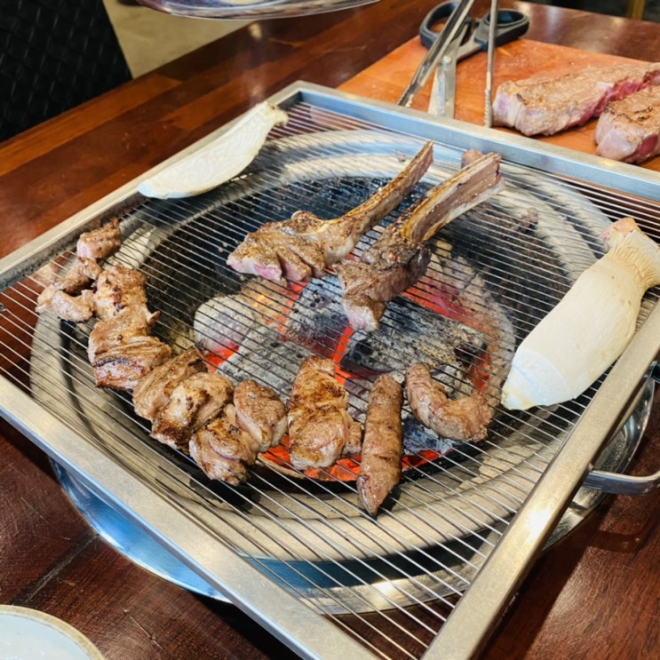 [신곡동맛집] 오형제수락산양갈비에서 양고기 냠냠