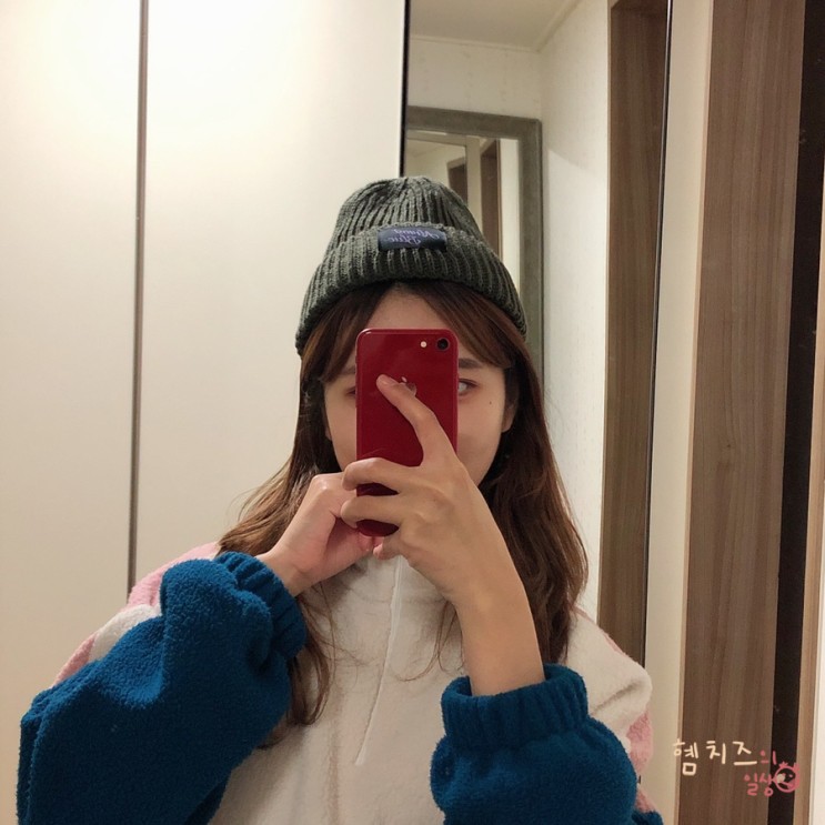 얼모스트블루 여자비니 귀여움