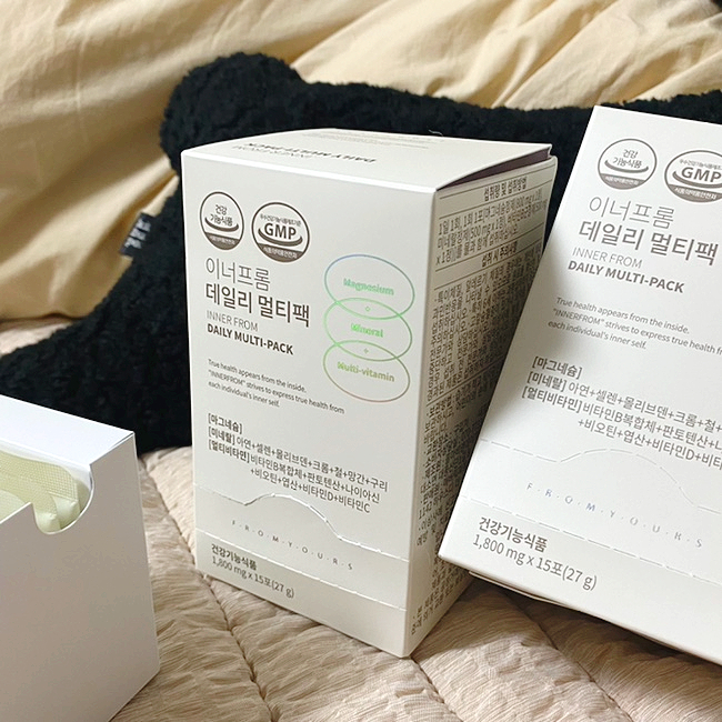 [올인원 영양제] 이너프롬 데일리 멀티팩 하루 한팩 간편하게