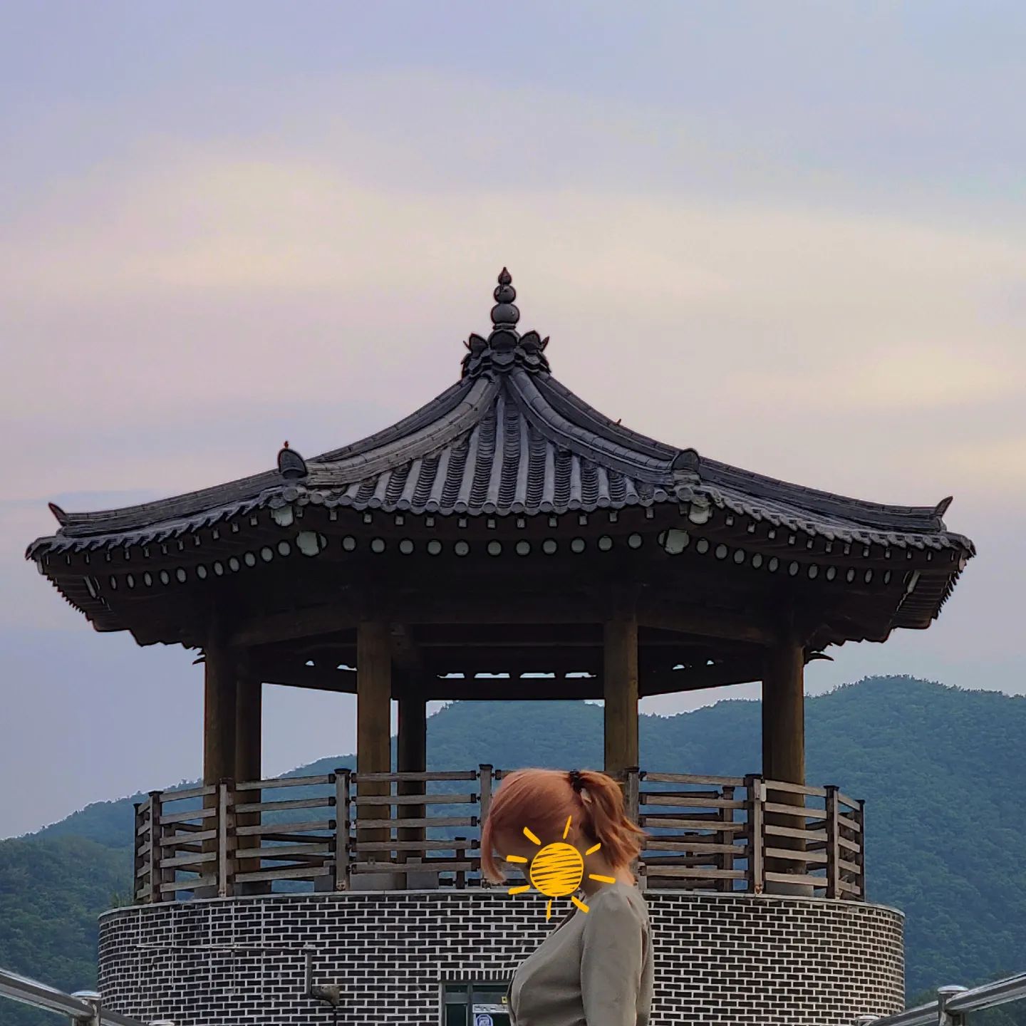 #보은 #사진 #하늘 #노을 #정자 #산 #뷰