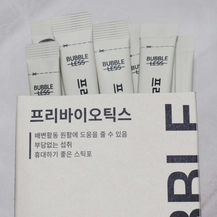 프락토올리고당 유산균먹이 버블레스 프리바이오틱스