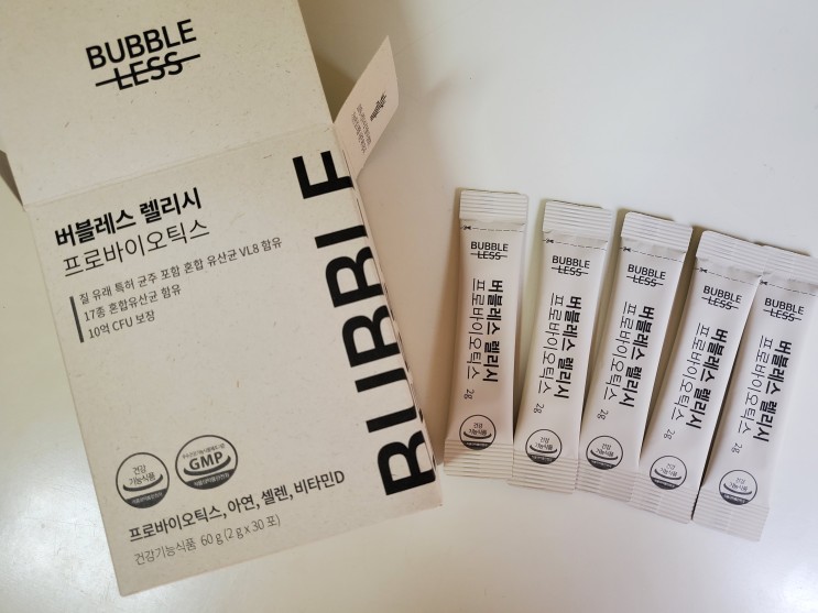 [버블레스] 건강한 여성의 질에서 유래한 유산균 _ 렐리시 프로바이오틱스