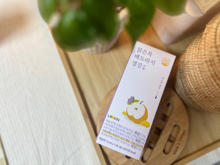 배도라지스틱으로 목에좋은 차 간편하게 섭취해요
