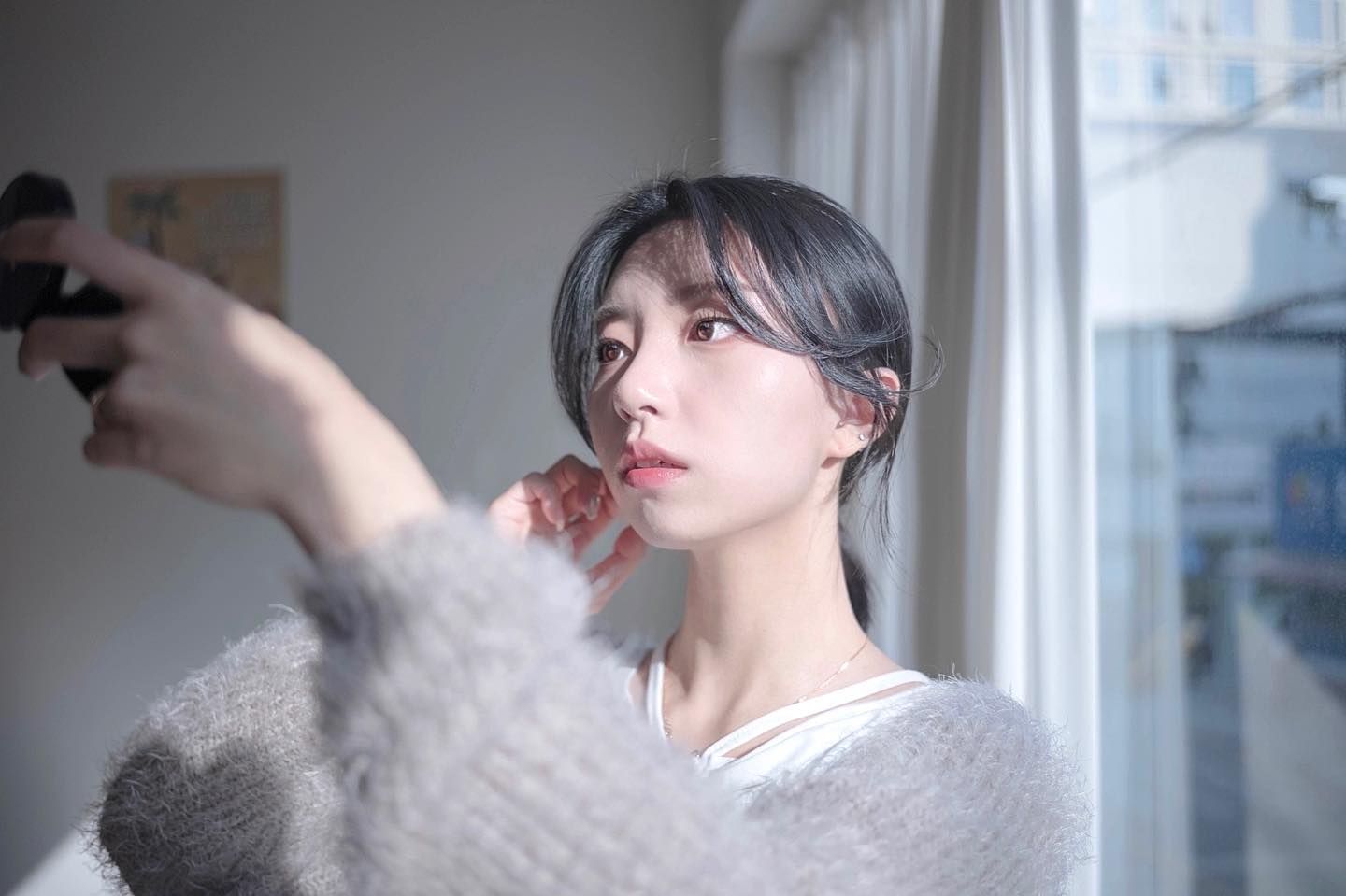 이 사진 맘에 들어 얘드라 ?