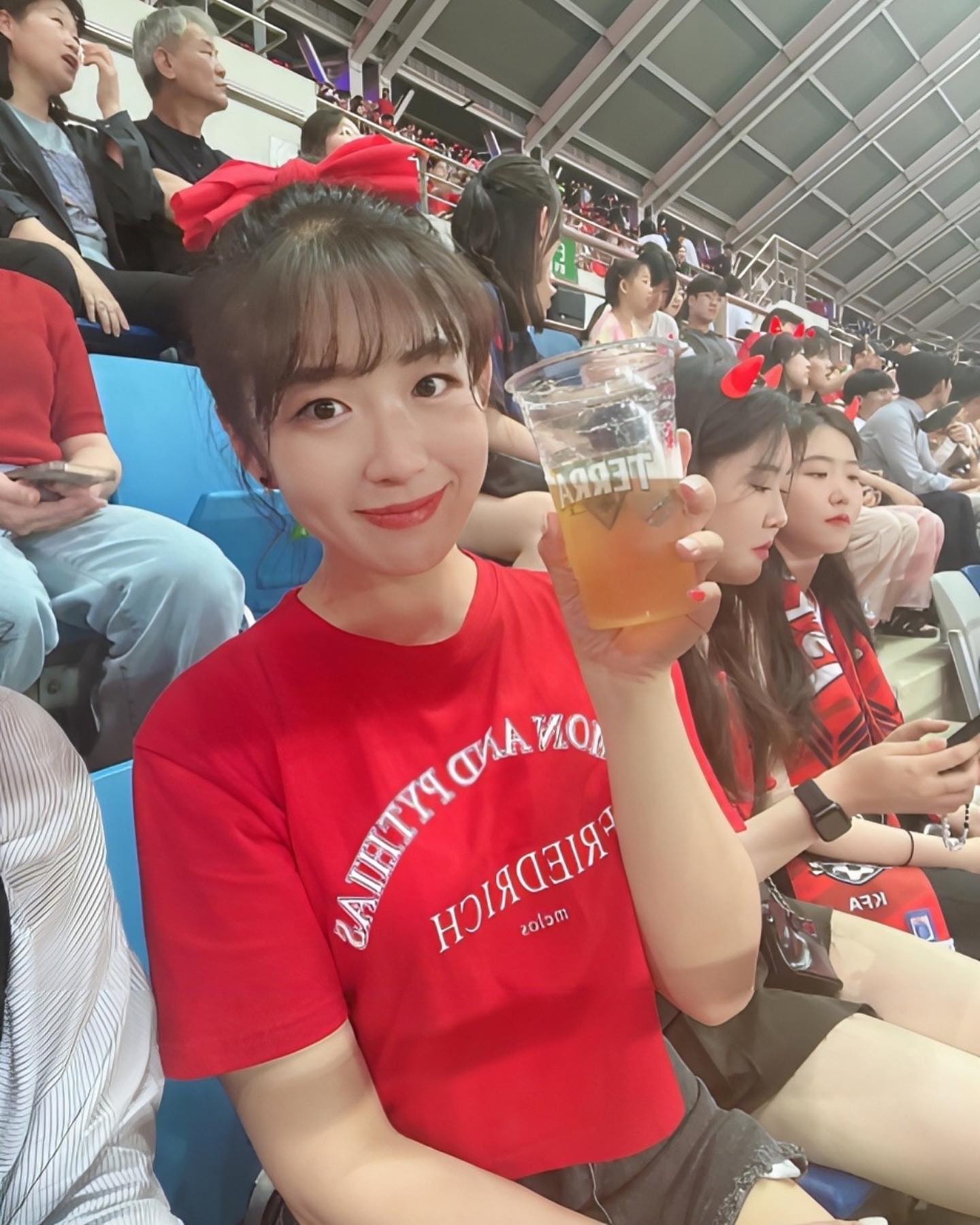 대전에서 열리는 #a매치 못 참지⚽️
축구장에서 맥주도 못 참지🍻
또 보러 갈래애❣️