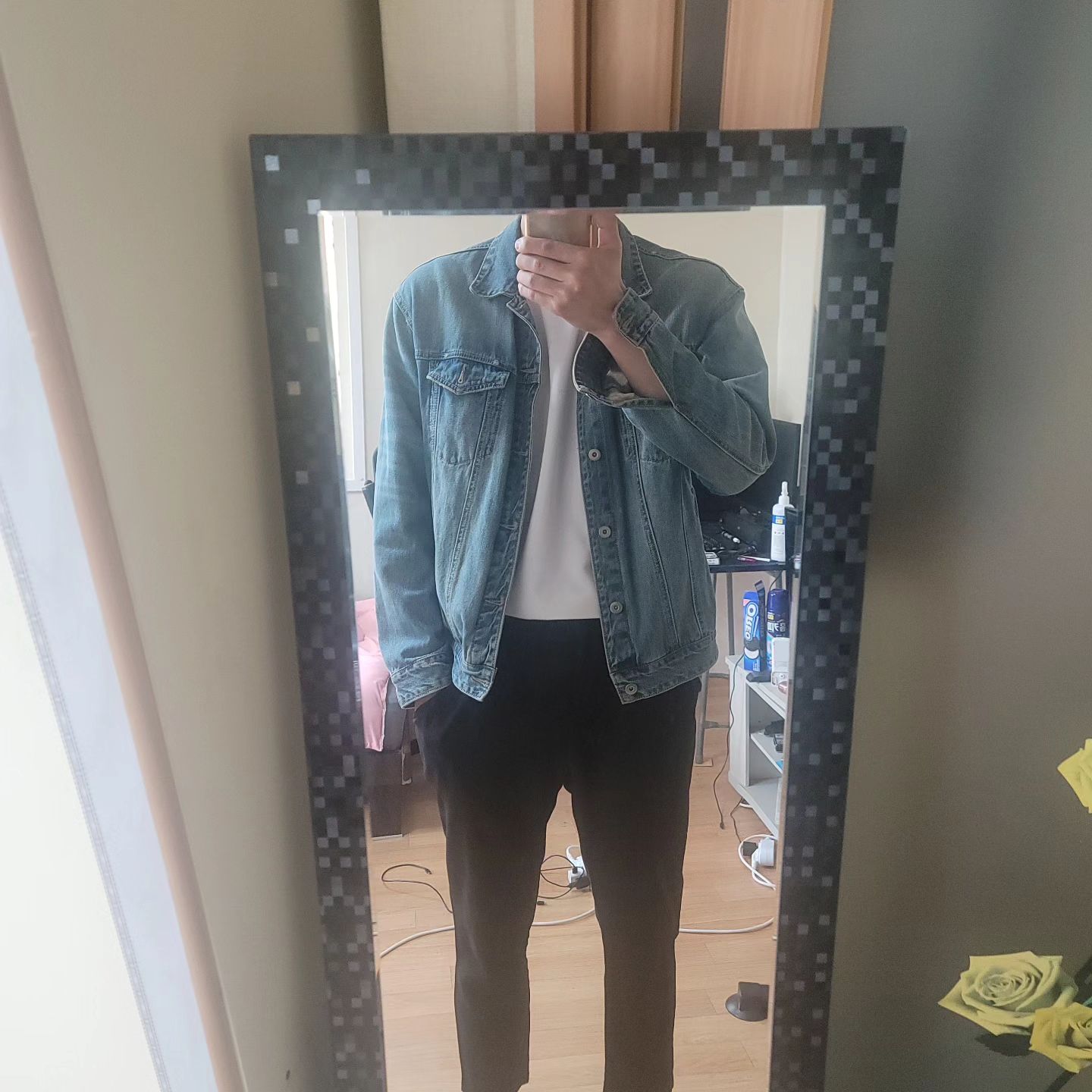 더죽청 = 더워 죽어도 청자켓

#daily #cody #look