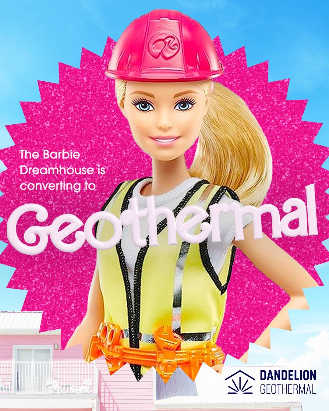 Breaking News! 🚨 The Barbie Dreamhouse is converting to Geothermal!

Barbie Builder is on the job because she understands that Geothermal is the most energy-efficient, environmentally friendly, and cost-effective heating & cooling system.

Join Barbie and all the other homeowners switching to Geothermal. Click the link in our bio to see if you home qualifies.