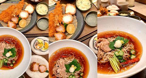 올라프 먹스타 on Instagram: "강남역 근처에 위치한 고급 일식 맛집 <카츠8>♥ 엄청나게 깔끔한 가게 인테리어와 고급스러운 분위기에서 맛보는 육즙 팡팡 일식 돈까스에요🥰 대리석 식탁에서