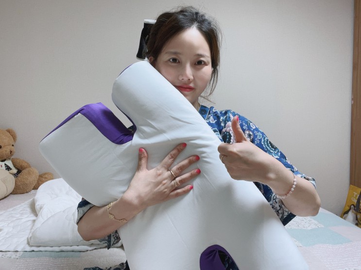 옆으로 자는 베개 닥터헨델 메모리폼 경추 H필로우!