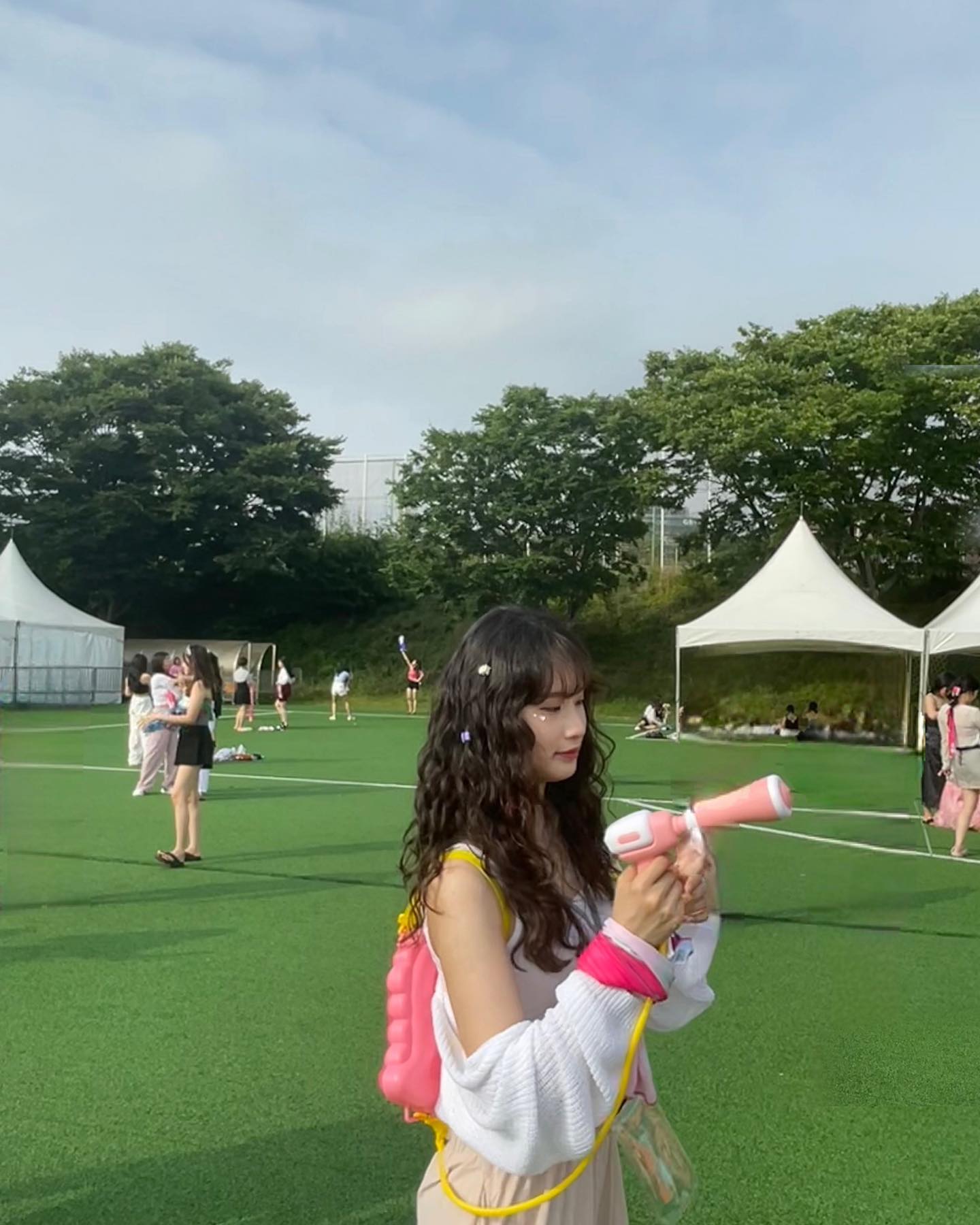 ⠀
전투력 0인 귀요미 물총 장착하고
워터밤에서 시원하게 샤워하고옴💦
