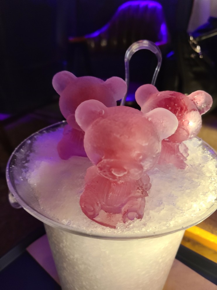 밤샷ㅣ곰돌이 얼음이 귀여운 안주맛집 홍대 상수분위기좋은술집