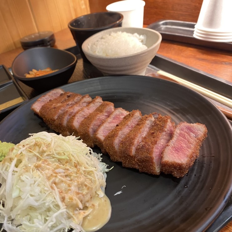 오송역 근처의 찐맛집               [규카츠정]