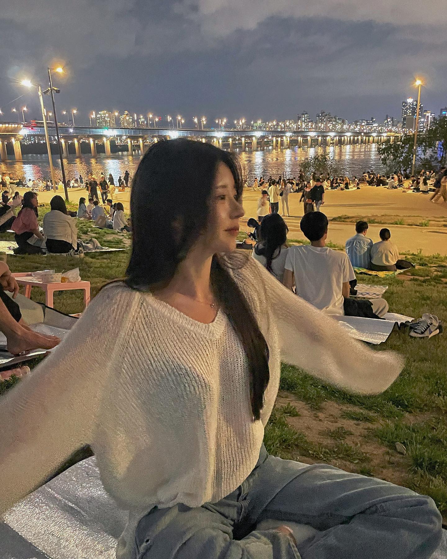 한강가서 라면머글랭?