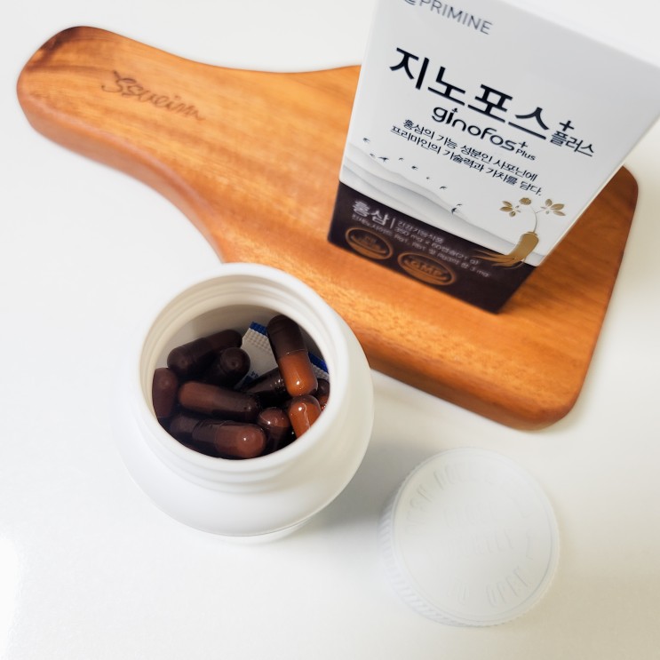 [프리마인] 지노포스플러스 산화질소 홍삼 캡슐